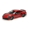 minichamps - 1:18 porsche 911 (992) turbo s coupe sport design - 2021 - red