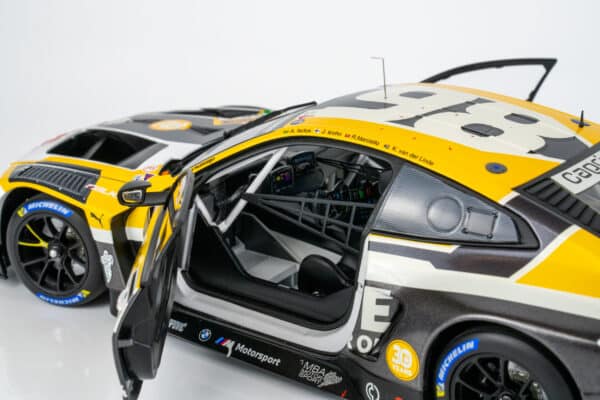 Minichamps - 1:18 BMW M4 GT3 EVO Team ROWE Winner 24h Nurburgring 2025 A.Farfus, J.Krohn, K.Van Der Linde - Diecast Model 23 Minichamps - 1:18 BMW M4 GT3 EVO Team ROWE Winner 24h Nurburgring 2025 A.Farfus, J.Krohn, K.Van Der Linde - Diecast Model