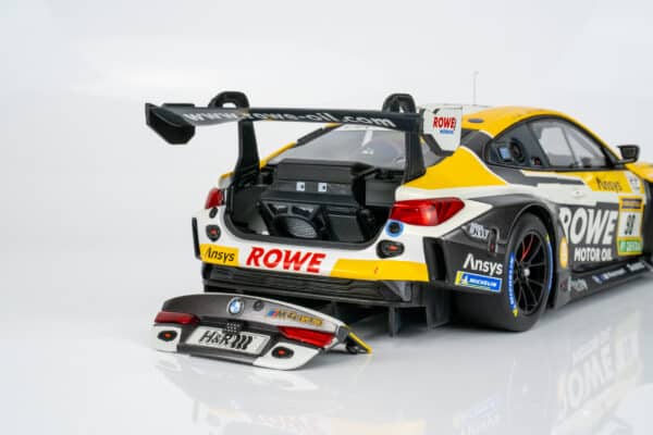 Minichamps - 1:18 BMW M4 GT3 EVO Team ROWE Winner 24h Nurburgring 2025 A.Farfus, J.Krohn, K.Van Der Linde - Diecast Model 20 Minichamps - 1:18 BMW M4 GT3 EVO Team ROWE Winner 24h Nurburgring 2025 A.Farfus, J.Krohn, K.Van Der Linde - Diecast Model