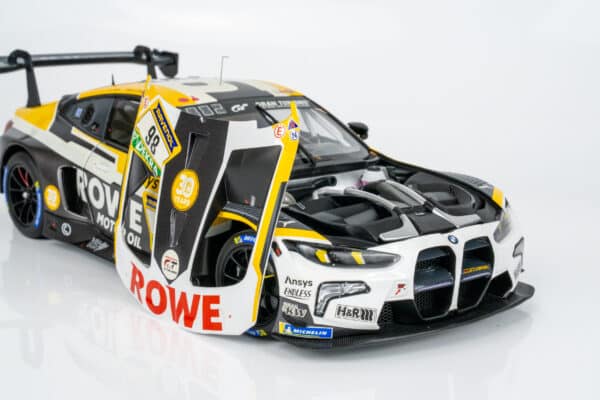 Minichamps - 1:18 BMW M4 GT3 EVO Team ROWE Winner 24h Nurburgring 2025 A.Farfus, J.Krohn, K.Van Der Linde - Diecast Model 17 Minichamps - 1:18 BMW M4 GT3 EVO Team ROWE Winner 24h Nurburgring 2025 A.Farfus, J.Krohn, K.Van Der Linde - Diecast Model