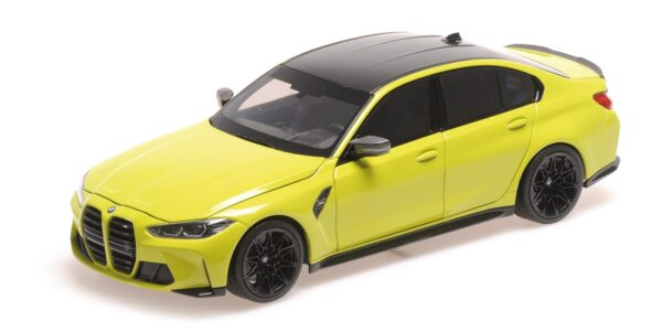 minichamps - 1:18 bmw m3 (g80) metallic yellow (2020)