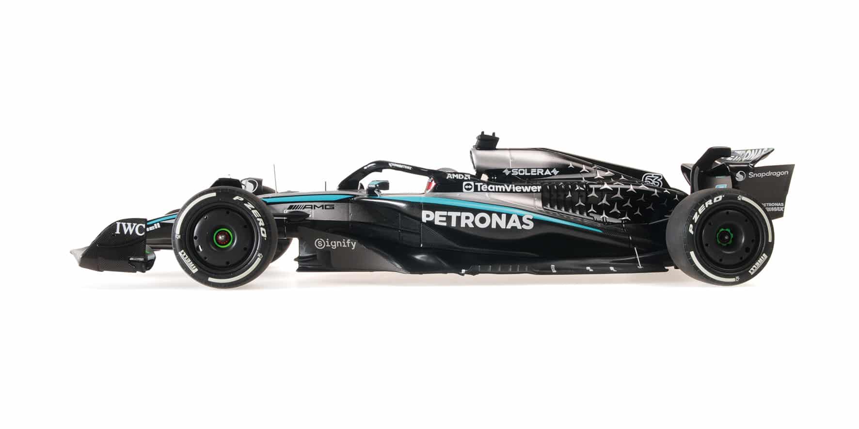 Minichamps - 1:18 Mercedes-AMG F1 W16 No.63 George Russell 3rd Chinese GP 2025 - Limited Edition Resin Model 3 Minichamps - 1:18 Mercedes-AMG F1 W16 No.63 George Russell 3rd Chinese GP 2025 - Limited Edition Resin Model - Image 3