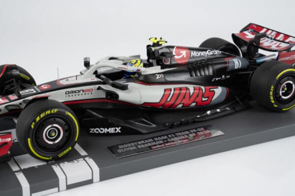 Minichamps 1:18 Haas VF-25 No.87 Oliver Bearman Canadian GP 2025 "200th Team Race" (117251087) Limited Edition Resin Model 12 Minichamps 1:18 Haas VF-25 No.87 Oliver Bearman Canadian GP 2025 "200th Team Race" (117251087) Limited Edition Resin Model