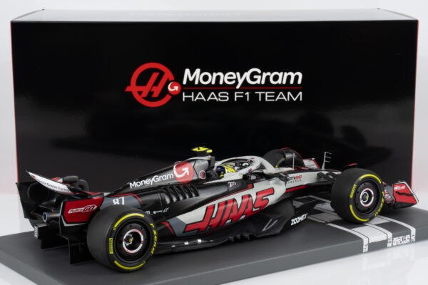 Minichamps 1:18 Haas VF-25 No.87 Oliver Bearman Canadian GP 2025 "200th Team Race" (117251087) Limited Edition Resin Model 9 Minichamps 1:18 Haas VF-25 No.87 Oliver Bearman Canadian GP 2025 "200th Team Race" (117251087) Limited Edition Resin Model