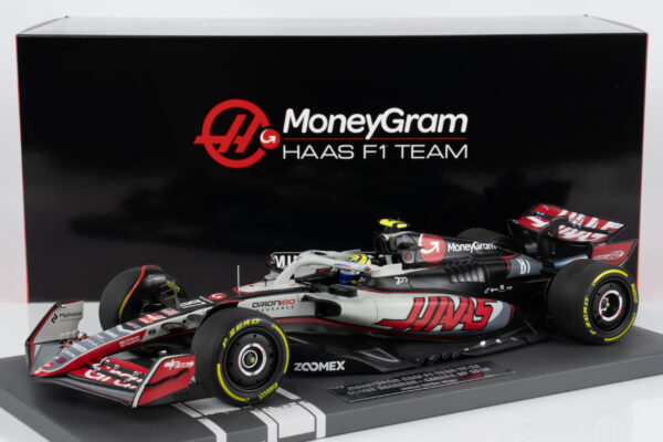 Minichamps 1:18 Haas VF-25 No.87 Oliver Bearman Canadian GP 2025 "200th Team Race" (117251087) Limited Edition Resin Model