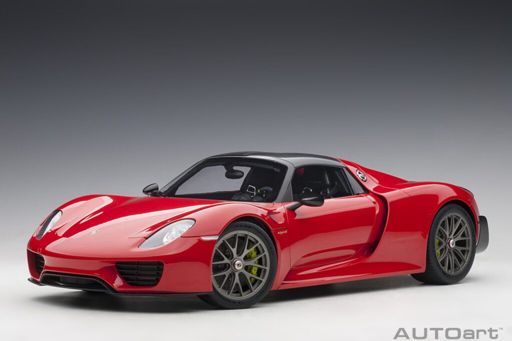 Top New Arrivals at model-universe.com - 15th June - CMR Transporters, GP Replicas, Solido Porsche 911's, Spark Le Mans/GT3/F1, Looksmart Ferrari's, AUTOart, MCG, LS Collectibles, Top Marques and much more. 18 AUTOart - 1:12 Porsche 918 Spyder Weissach Package Guards Red - Composite Model