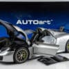 AUTOart 1:12 Porsche 918 Spyder Weissach Package GT Silver Metallic (12123) Composite Model 23 AUTOart 1:12 Porsche 918 Spyder Weissach Package GT Silver Metallic (12123) Composite Model