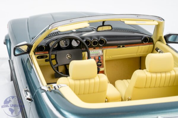 12ART - 1:12 Mercedes-Benz 380SL R107 Petrol Metallic 1979-1985 - Limited Edition Resin Model 12 12ART - 1:12 Mercedes-Benz 380SL R107 Petrol Metallic 1979-1985 - Limited Edition Resin Model