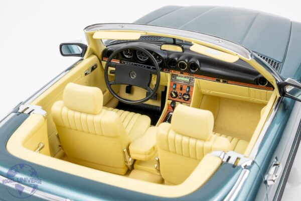 12ART - 1:12 Mercedes-Benz 380SL R107 Petrol Metallic 1979-1985 - Limited Edition Resin Model 11 12ART - 1:12 Mercedes-Benz 380SL R107 Petrol Metallic 1979-1985 - Limited Edition Resin Model