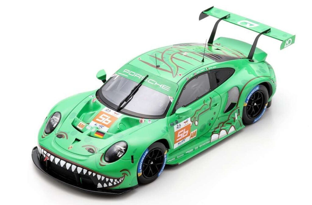 Top New Arrivals at model-universe.com - 15th June - CMR Transporters, GP Replicas, Solido Porsche 911's, Spark Le Mans/GT3/F1, Looksmart Ferrari's, AUTOart, MCG, LS Collectibles, Top Marques and much more. 6 Spark - 1:12 Porsche 911 RSR "Rexy" #56 Project 1 - AO 24h Le mans 2023 PJ Hyett G.Jeannette, M.Cairoli - Resin Model