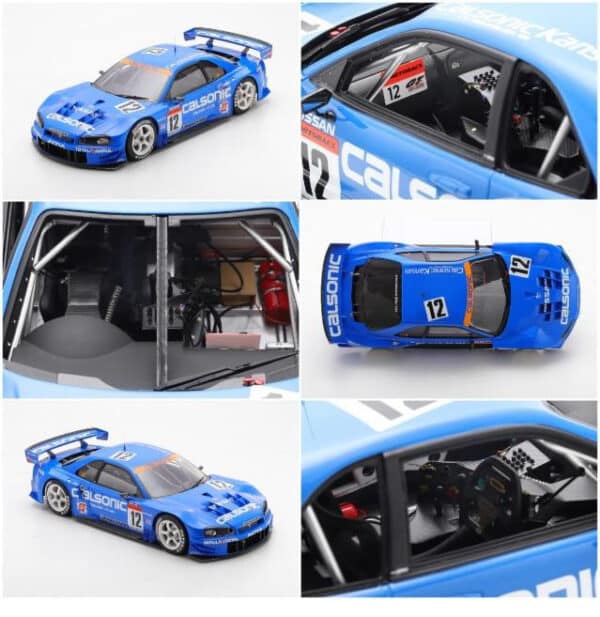 Spark - 1:12 Nissan Skyline GT-R (R34) No.12 Calsonic JGTC GT500 2003 Benoit Tréluyer, Yuji Ide - Resin Model