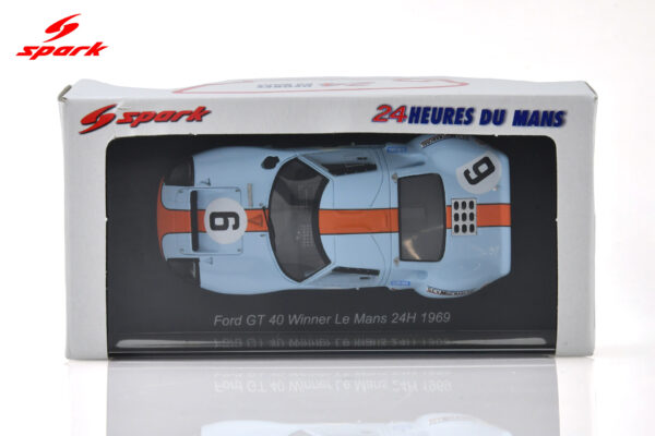 Spark 1:43 Ford GT 40 No.6 Winner 24H Le Mans 1969 J. Ickx - J. Oliver (43LM69) Resin Model 14 Spark 1:43 Ford GT 40 No.6 Winner 24H Le Mans 1969 J. Ickx - J. Oliver (43LM69) Resin Model