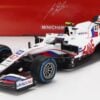 Haas F1 VF-21 Uralkali No.47 Mick Schumacher 2021 Belgian GP - 1:18 Scale Limited Edition Diecast Model by Minichamps