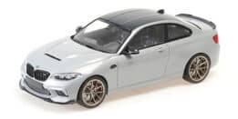 minichamps - 1:18 bmw m2 cs - 2020 - silver metallic w/gold wheels