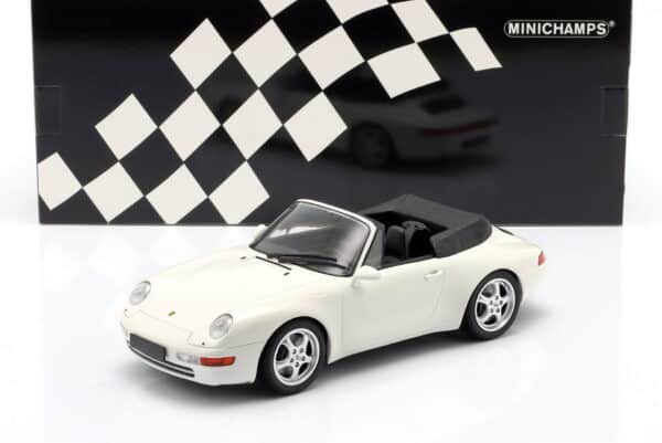 Minichamps 1:18 Porsche 911 (993) Cabriolet White 1994 (155061131) Limited Edition Diecast Model