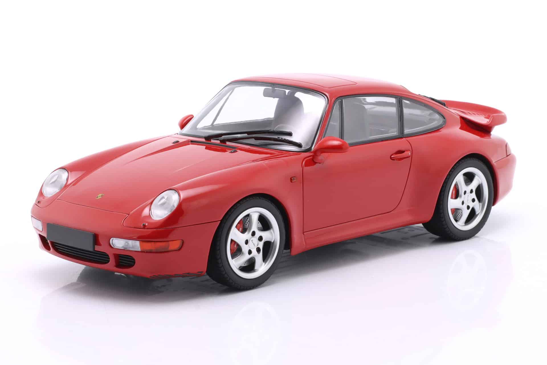 Minichamps 1:18 Porsche 911 (993) Turbo Guards Red 1995 (155061170) Limited Edition Diecast Model 2 Minichamps 1:18 Porsche 911 (993) Turbo Guards Red 1995 (155061170) Limited Edition Diecast Model - Image 2
