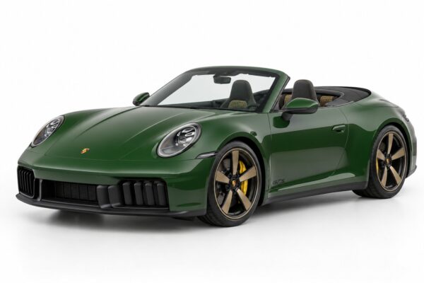 Minichamps 1:18 Porsche 911 (992.2) Carrera GTS Cabriolet 911 Spirit 70 Green 2025 (155064130) Diecast Model