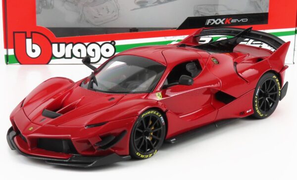 1:18 Ferrari FXX-K EVO Hybrid 6.3 V12 1050hp 2018 - Diecast Model by Bburago
