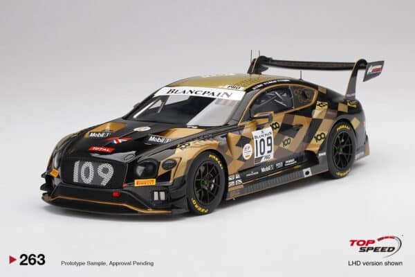 top speed - 1:18 bentley continental gt3 #109 team m-sport 2019 24 hours of spa