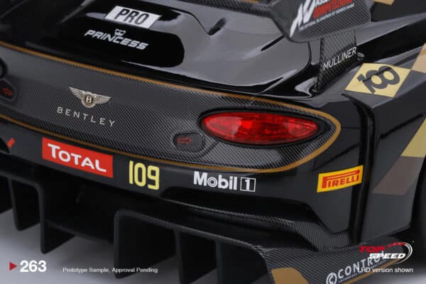 top speed - 1:18 bentley continental gt3 #109 team m-sport 2019 24 hours of spa