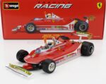 Bburago - 1:18 Ferrari F1 312T4 No.11 Jody Scheckter World Champion Winner Monza GP 1979 (Driver Figure) - Diecast Model