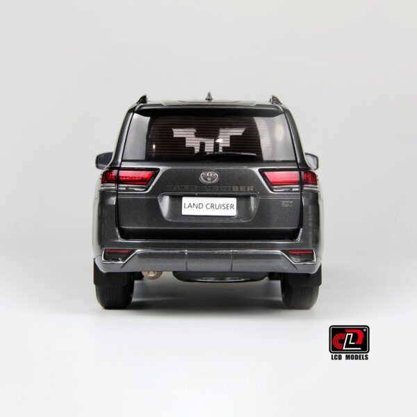 LCD 1:18 Toyota Land Cruiser 300 ZX Grey Full Openings Diecast Model