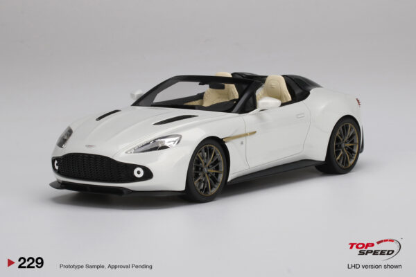 TS0229 Aston Martin Vanquish Zagato Speedster White 1:18 Top Speed Models