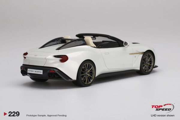 TS0229 Aston Martin Vanquish Zagato Speedster White 1:18 Top Speed Models