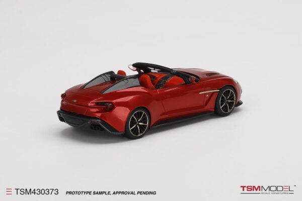 TSM430373 Aston Martin vanquish Zagato red 1:43 resin model car