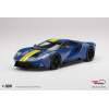 top speed - 1:18 ford gt sunoco blue w/ yellow stripe