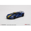 True Scale Miniatures TSM430524 Ford GT Blue Yellow Stripes Resin Model 1/43