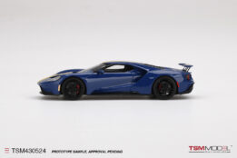 True Scale Miniatures TSM430524 Ford GT Blue Yellow Stripes Resin Model 1/43