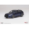 Top Speed TS0315 1:18 Audi RS6 Avant Carbon Black Navarra Blue Resin Model Car