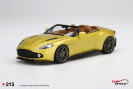 top speed - 1:18 aston martin vanquish zagato volante cosmopolitan yellow