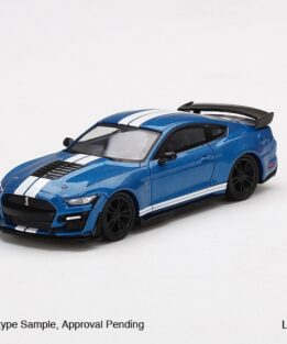 Mini GT Ford Mustang Shelby GT500 Blue MGT00268-R