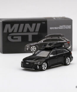 Mini GT Audi RS6 Avant Roof Box Diecast Model Car