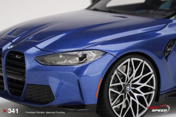 top speed - 1:18 bmw m3 competition (g80) portimaro blue