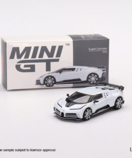 Mini GT MGT00337 1:64 Bugatti Centodieci White Diecast Model