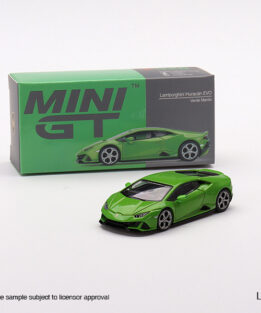 Mini GT MGT00328-R 1:64 Lamborghini Huracan Evo Green Diecast Model