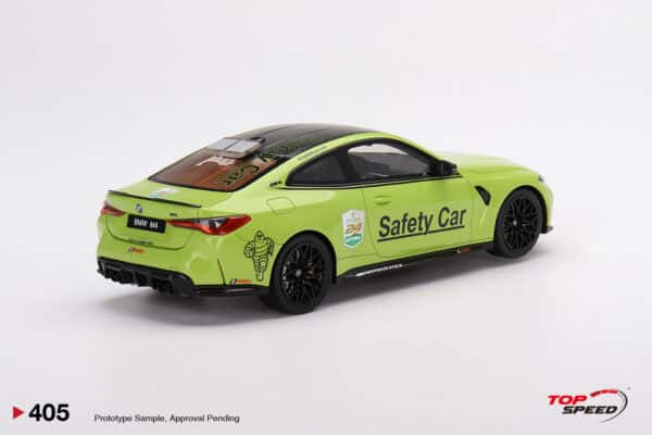 Diecast Model Shop - Model Universe 18 Alternative view of Top Speed 1:18 BMW M4 Safety Car 2022 Daytona 24 Hrs (TS0405) Resin Model