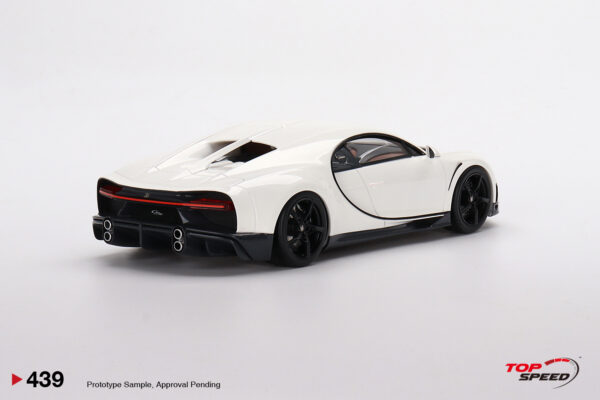 top speed - 1:18 bugatti chiron super sport white