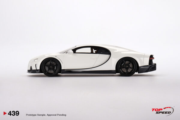 top speed - 1:18 bugatti chiron super sport white