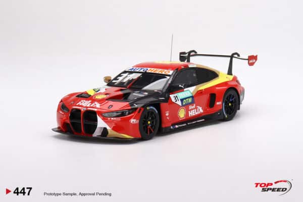 top speed - 1:18 bmw m4 gt3 #31 schubert motorsport 2022 dtm lausitzring winner