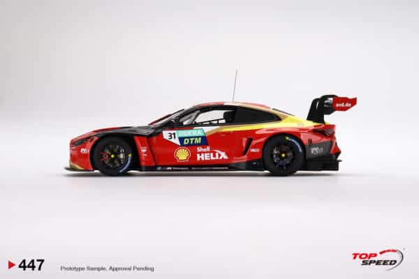 top speed - 1:18 bmw m4 gt3 #31 schubert motorsport 2022 dtm lausitzring winner