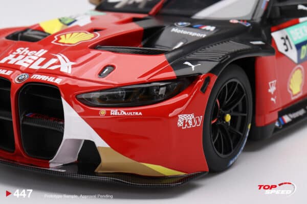 top speed - 1:18 bmw m4 gt3 #31 schubert motorsport 2022 dtm lausitzring winner