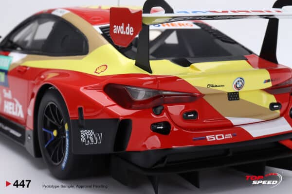 top speed - 1:18 bmw m4 gt3 #31 schubert motorsport 2022 dtm lausitzring winner