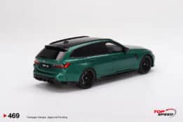 top speed - 1:18 bmw m3 competition touring (g81) isle of man green metallic