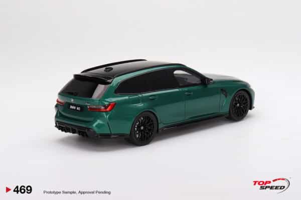 top speed - 1:18 bmw m3 competition touring (g81) isle of man green metallic
