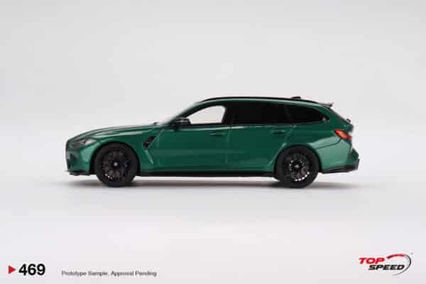 top speed - 1:18 bmw m3 competition touring (g81) isle of man green metallic