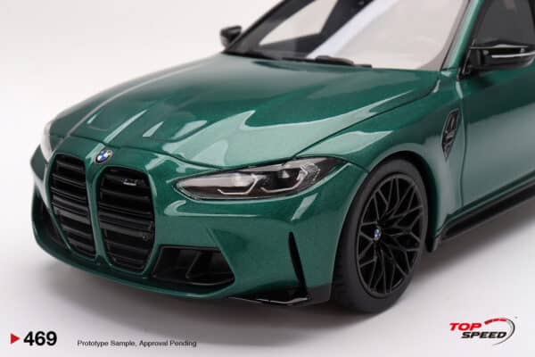 top speed - 1:18 bmw m3 competition touring (g81) isle of man green metallic